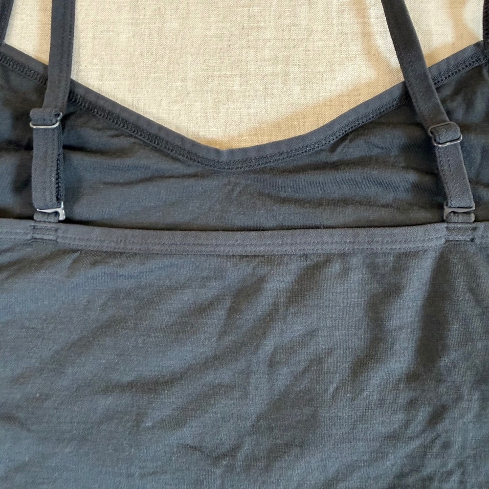 Ridge Merino Bralette Cami Women M Gray Cropped Wool Blend Base Layer Natural - Picture 8 of 11